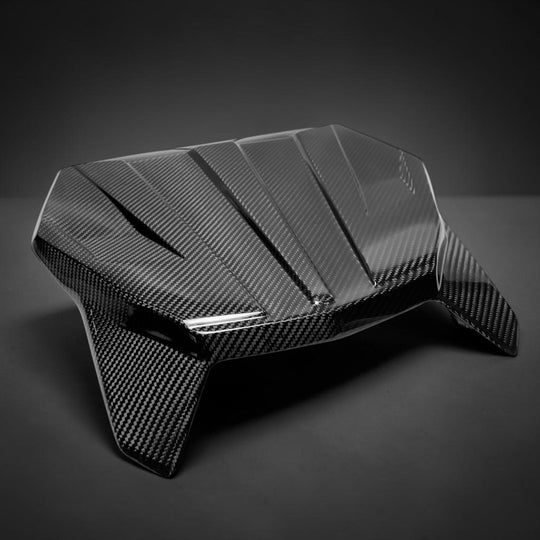 CAN AM MAVERICK R CARBON FIBER R24 CENTER HOOD - SMART SHOX ONLY
