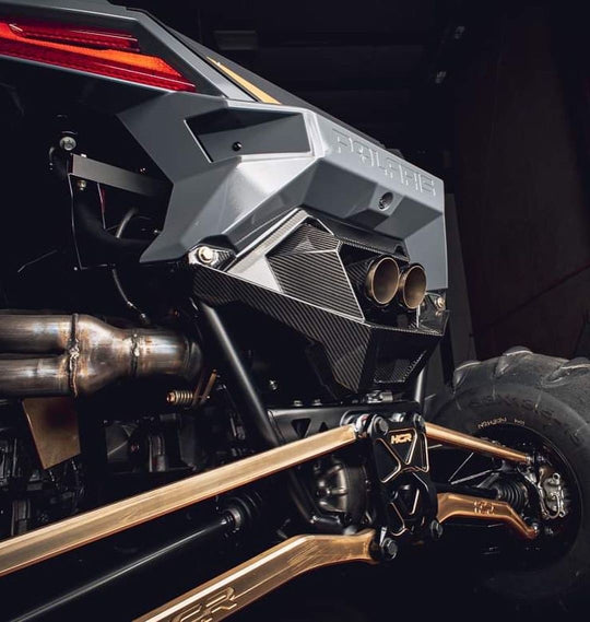2021 + POLARIS RZR PRO R ( ONLY ) - CARBON FIBER EXHAUST SURROUND