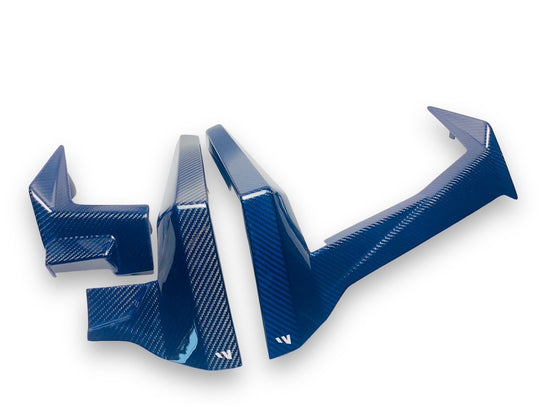 2020-24 POLARIS RZR PRO XP / PRO R CARBON FIBER DASH TRIM KIT ( 3 PC )