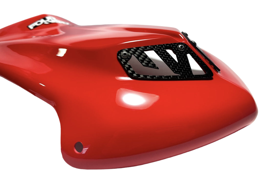 TRX450R 'A58' GLOSS RED PLASTIC HOOD