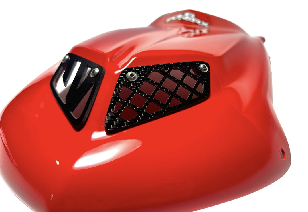 TRX450R 'A58' GLOSS RED PLASTIC HOOD