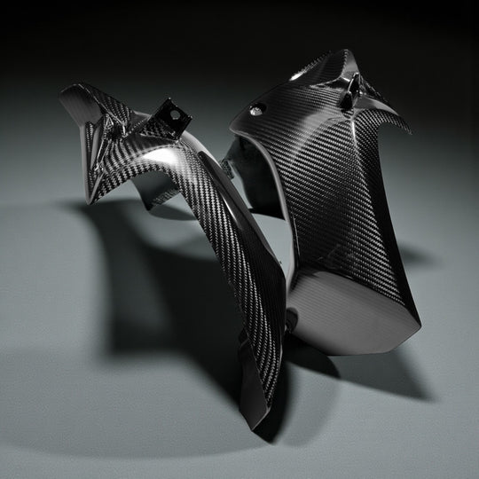 YAMAHA YFZ450R CARBON FIBER RADIATOR SHROUDS