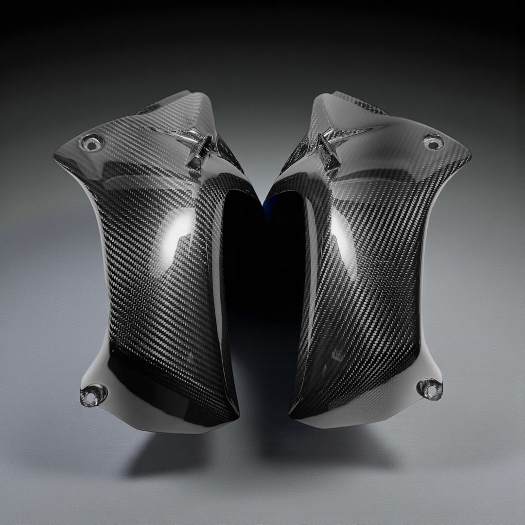 YAMAHA YFZ450R CARBON FIBER RADIATOR SHROUDS