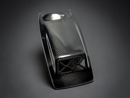 TRX250R SCOOPED CARBON FIBER HOOD - OEM / 2pc Maier
