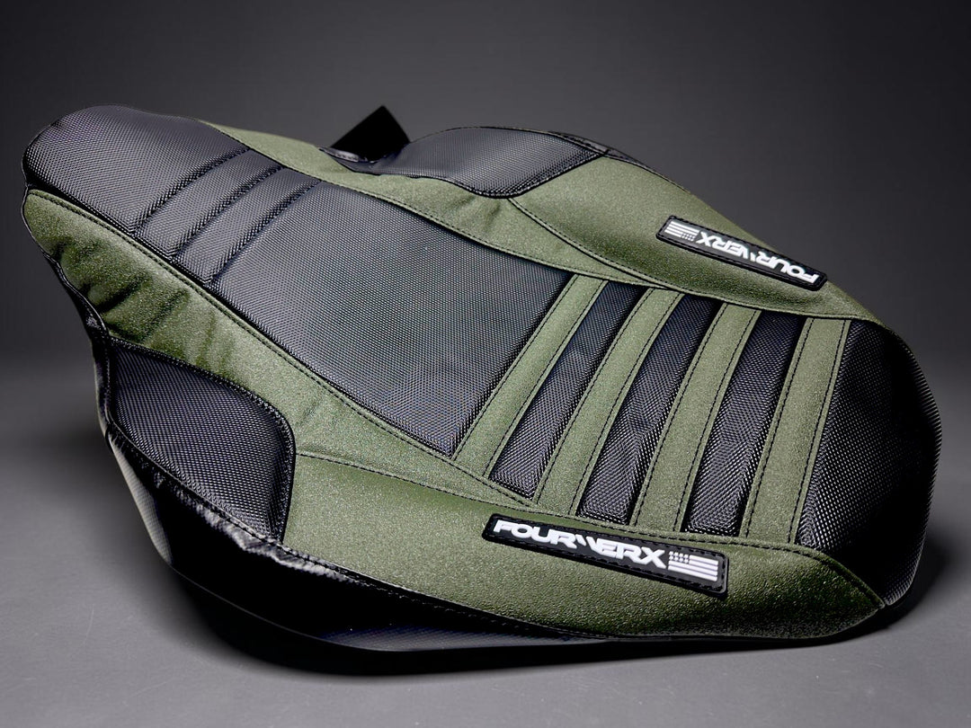 HONDA TRX90 (2006+) SEAT COVER - BLACK / ARMY GREEN