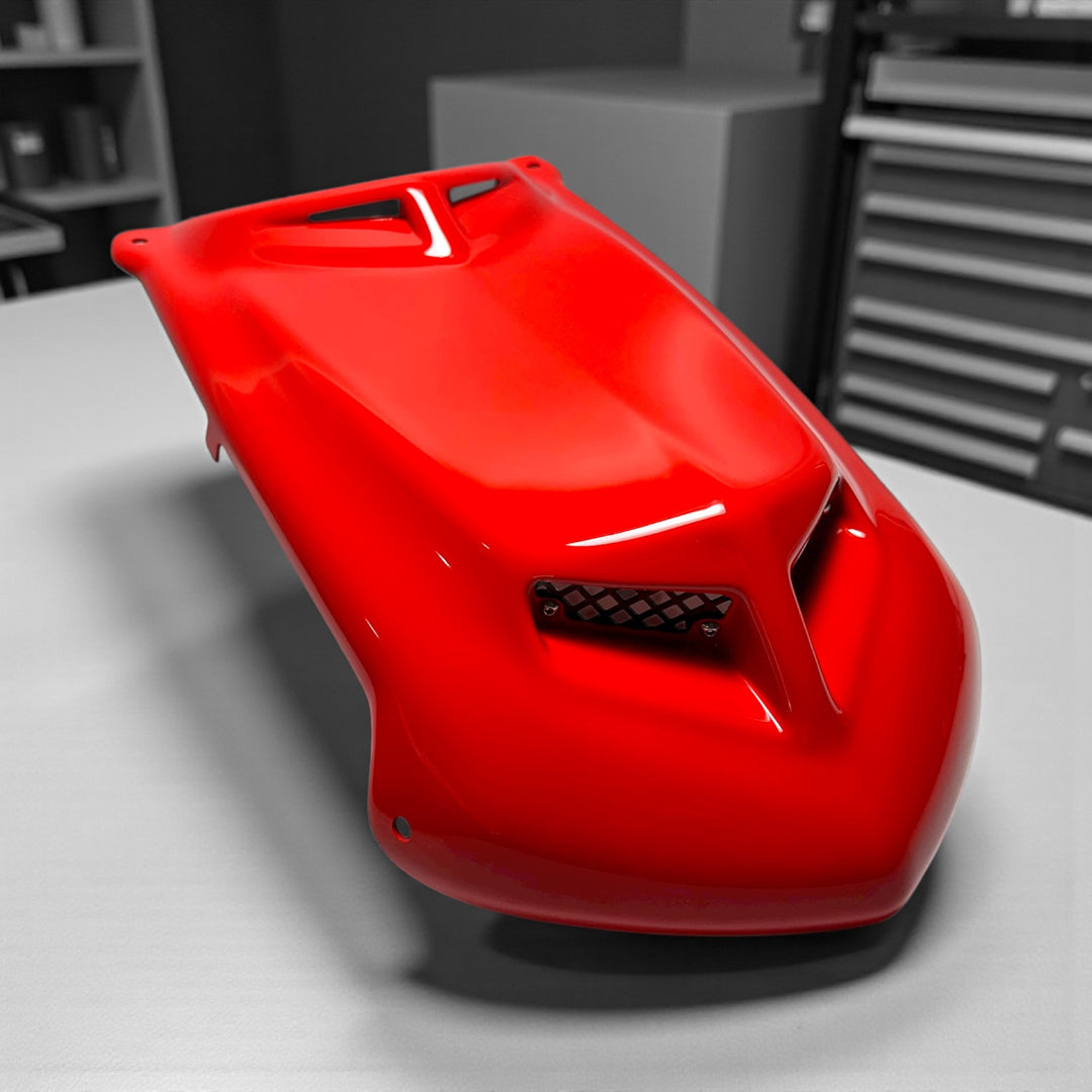 TRX450R 'X7' RED PLASTIC HOOD