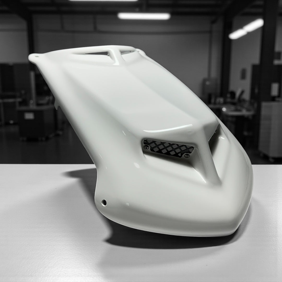 TRX450R 'X7' WHITE PLASTIC HOOD