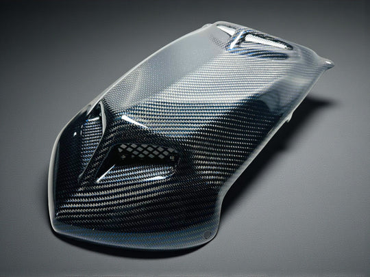 TRX450R 'X7'  BLUE WIRE CARBON FIBER HOOD - LIMITED