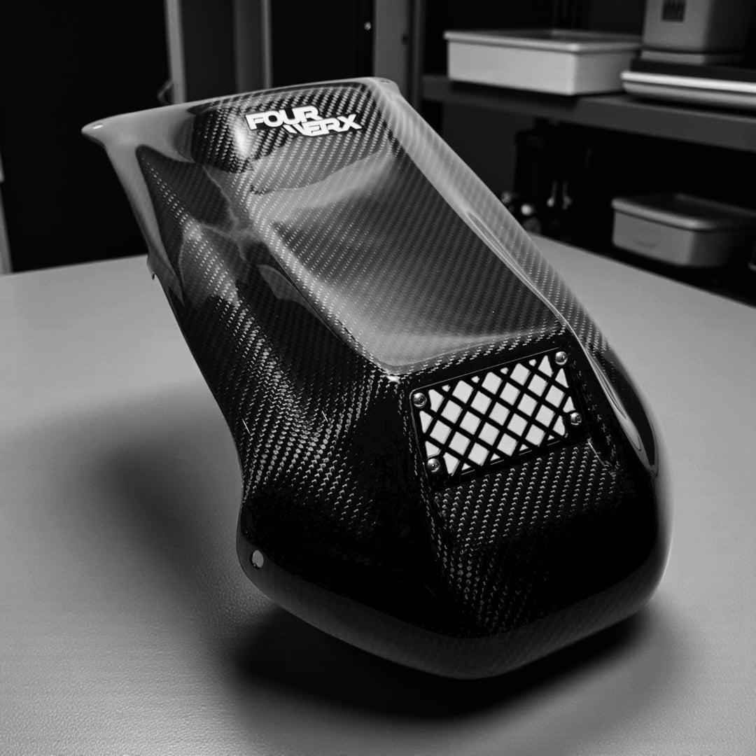 TRX450R 'XR' SCOOPED CARBON FIBER HOOD