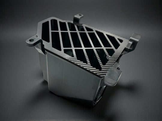 YFZ450R VENTED AIR BOX LID - CARBON FIBER ( OPTIONAL: UNI FILTER FOAM )