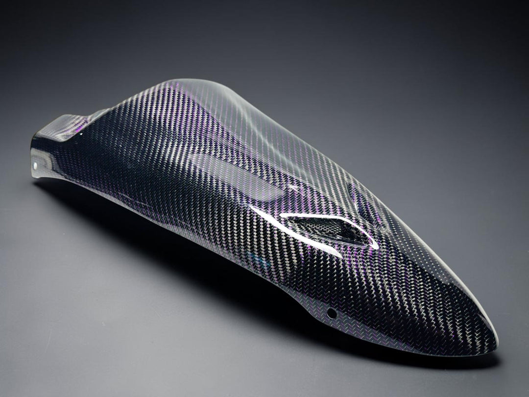 14+ YFZ450R TWIN SCOOPED PURPLE WIRE CARBON FIBER HOOD - LIMITED EDITION (Copy)