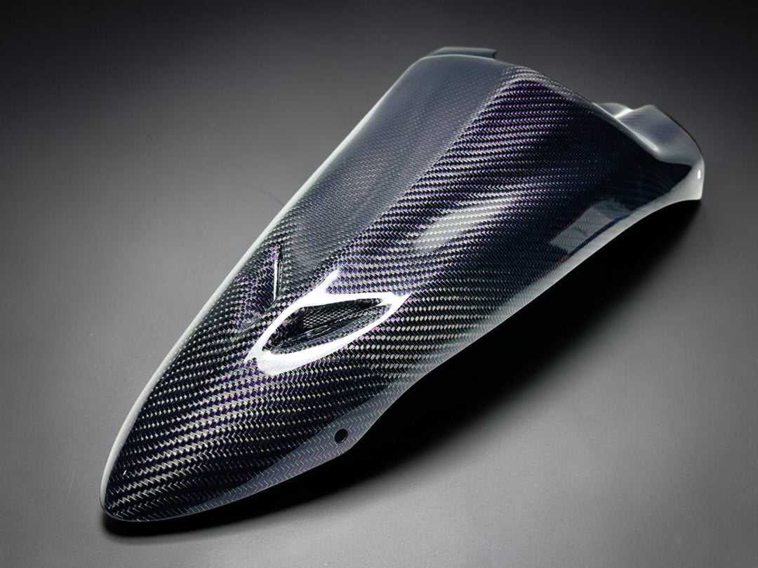 14+ YFZ450R TWIN SCOOPED PURPLE WIRE CARBON FIBER HOOD - LIMITED EDITION (Copy)