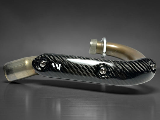 YAMAHA YFZ450R CARBON FIBER HEAD PIPE HEAT SHIELD
