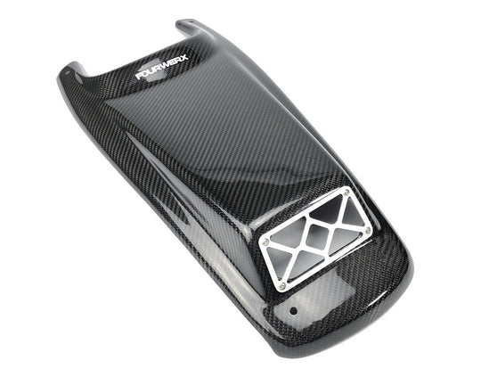 TRX250R SCOOPED CARBON FIBER HOOD - FULLBORE
