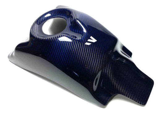 TRX250R BLUE WEAVE CARBON FIBER / KEVLAR TANK COVER