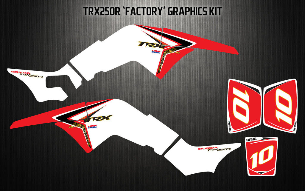 TRX250R 'FACTORY' GRAPHICS KIT