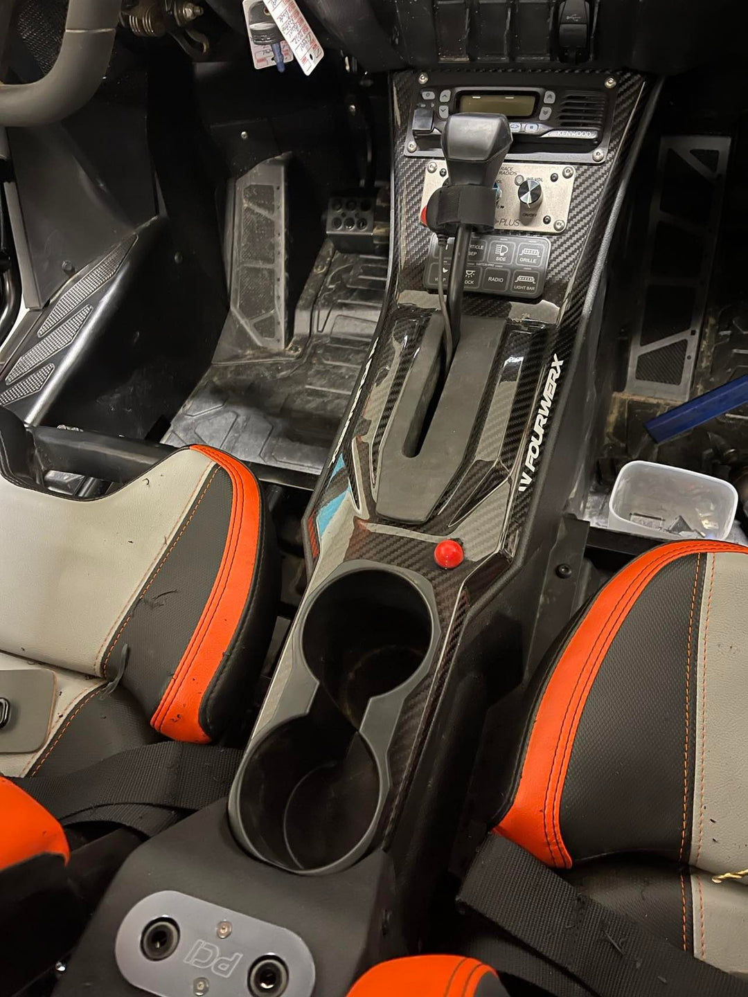 2025+ POLARIS RZR PRO XP / PRO S / PRO R - CARBON FIBER FRONT CENTER CONSOLE