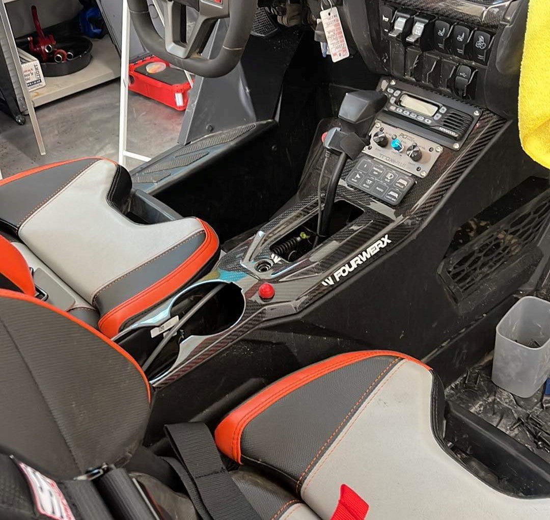 2025+ POLARIS RZR PRO XP / PRO S / PRO R - CARBON FIBER FRONT CENTER CONSOLE