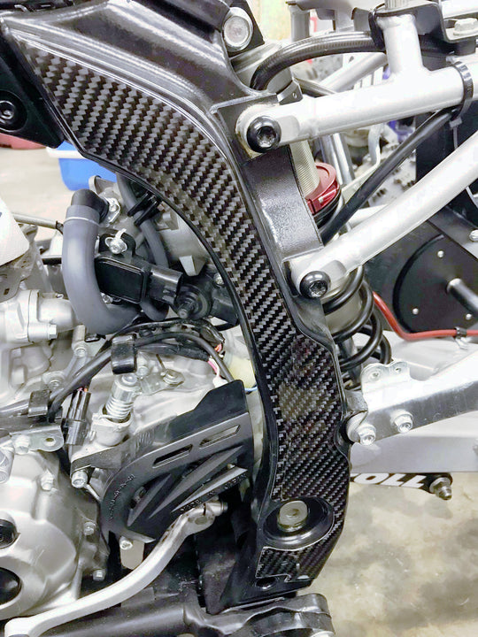 YAMAHA YFZ450R / X (09+) - CARBON FIBER FRAME PROTECTION SET