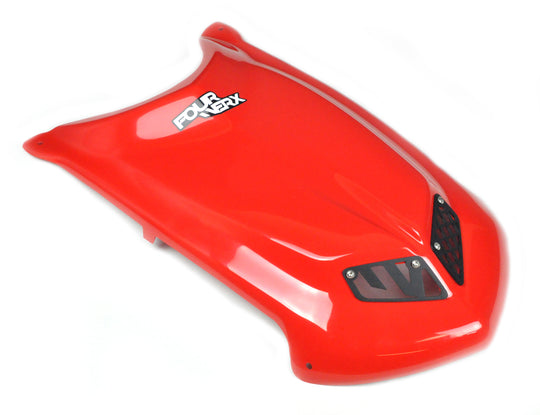 TRX450R 'A58' GLOSS RED PLASTIC HOOD