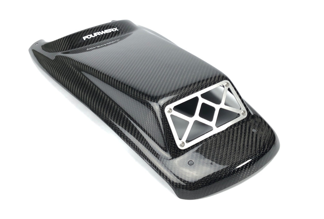 TRX250R SCOOPED CARBON FIBER HOOD - FULLBORE