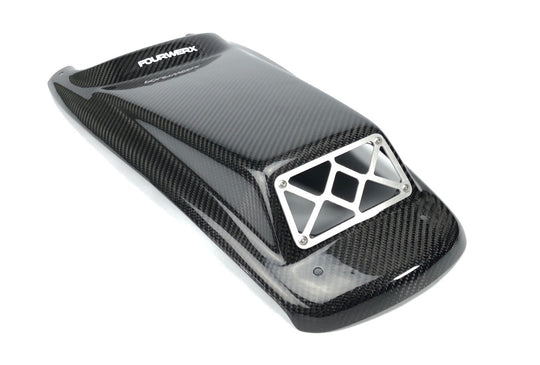 TRX250R SCOOPED CARBON FIBER HOOD - FULLBORE