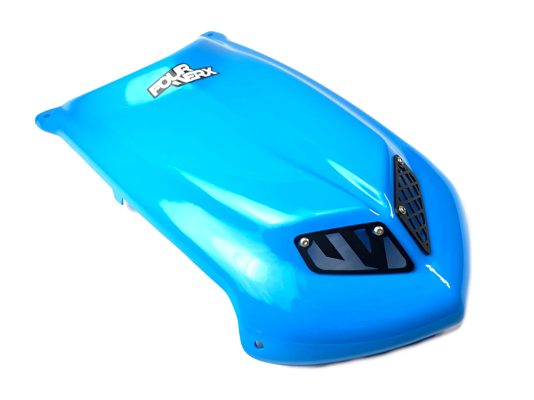 TRX450R 'A58' ELECTRIC BLUE PLASTIC HOOD