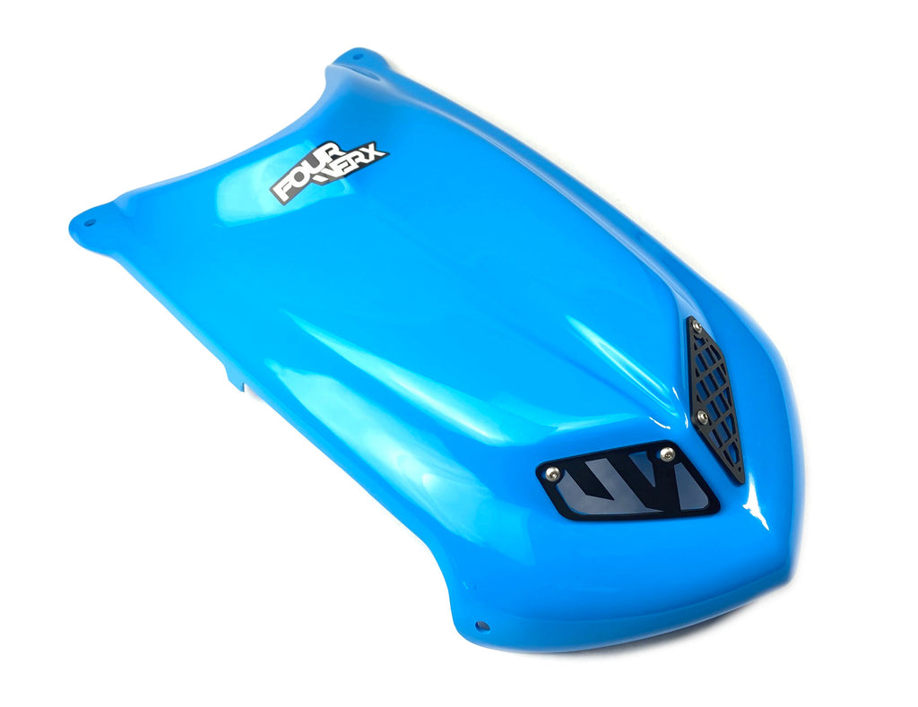 TRX450R 'A58' ELECTRIC BLUE PLASTIC HOOD
