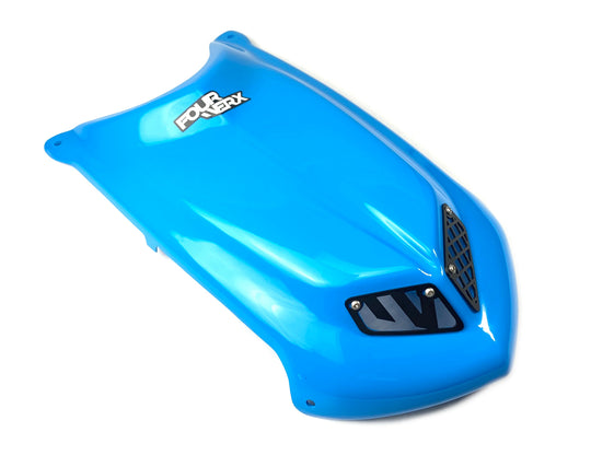 TRX450R 'A58' ELECTRIC BLUE PLASTIC HOOD