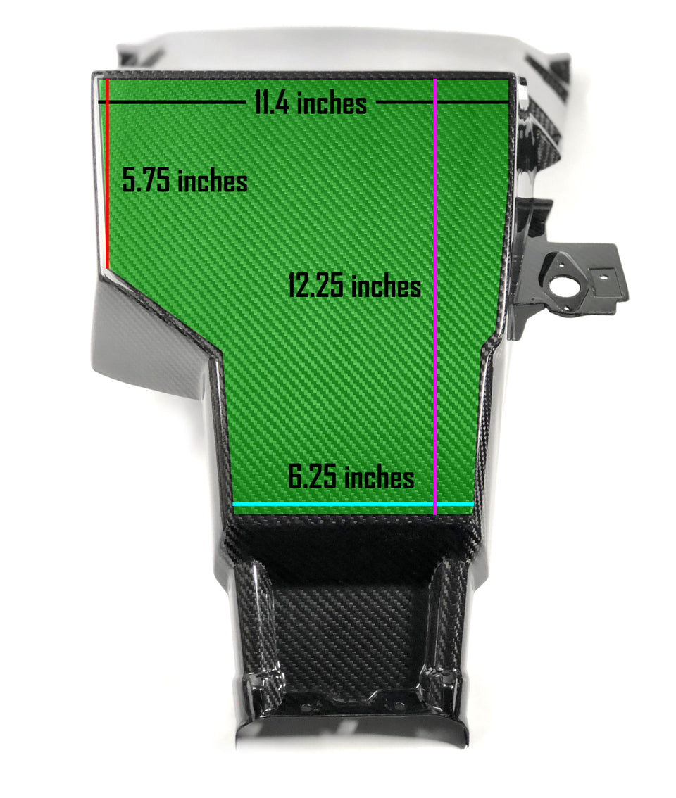 CAN AM MAVERICK X3 CARBON FIBER G2 RACE DASH ( CENTER ) FourWerx