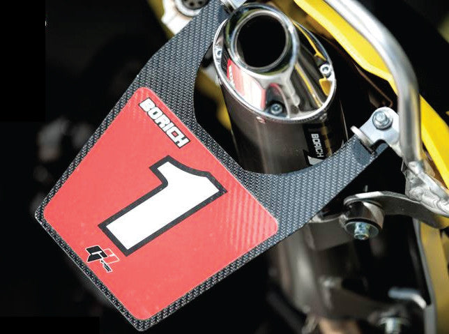 LTR450 CARBON FIBER REAR NUMBER PLATE