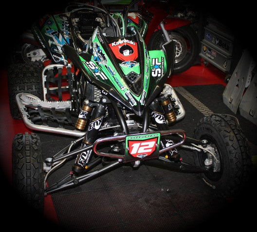 KFX450R &#39;SR&#39; CARBON FIBER HOOD