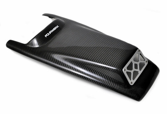 TRX250R SCOOPED CARBON FIBER HOOD - OEM / 2pc Maier