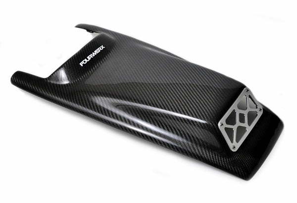 TRX250R SCOOPED CARBON FIBER HOOD - OEM / 2pc Maier