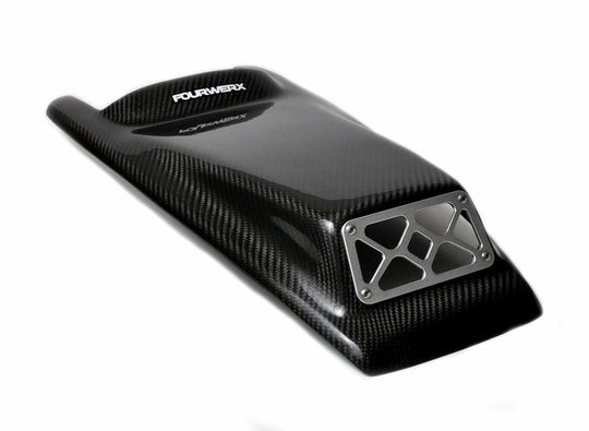 TRX250R SCOOPED CARBON FIBER HOOD - OEM / 2pc Maier