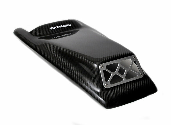 TRX250R SCOOPED CARBON FIBER HOOD - OEM / 2pc Maier