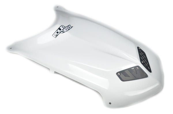 TRX450R &#39;A58&#39; GLOSS WHITE PLASTIC HOOD