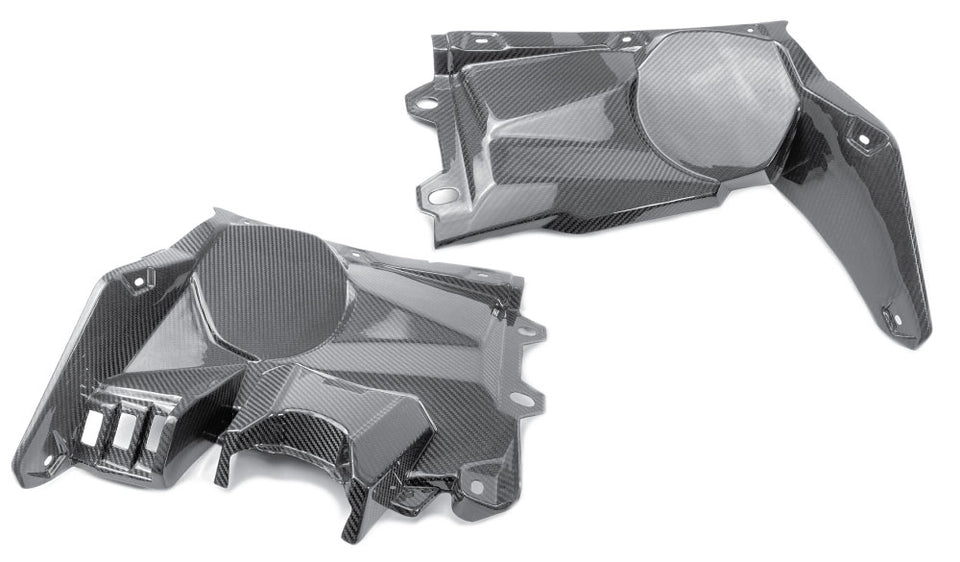 CAN AM MAVERICK X3 CARBON FIBER UPPER DASH SIDE PANELS FourWerx