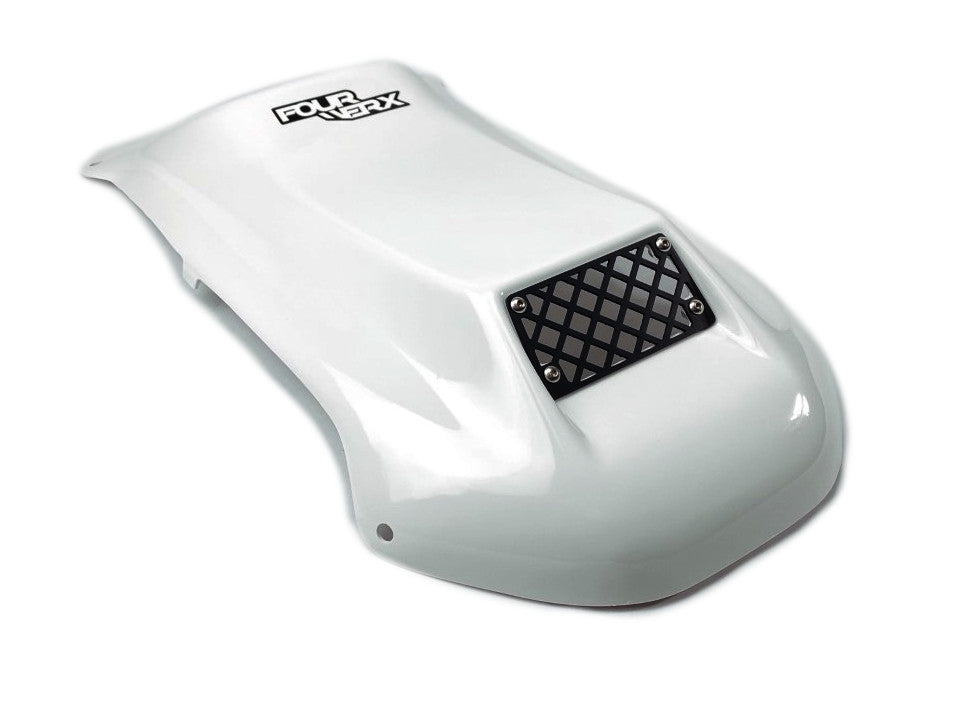 TRX450R 'XR' GLOSS WHITE PLASTIC HOOD