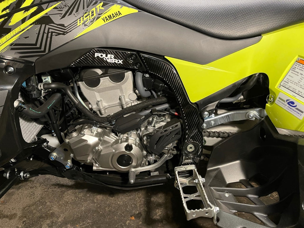 YAMAHA YFZ450R / X (09+) - CARBON FIBER FRAME PROTECTION SET