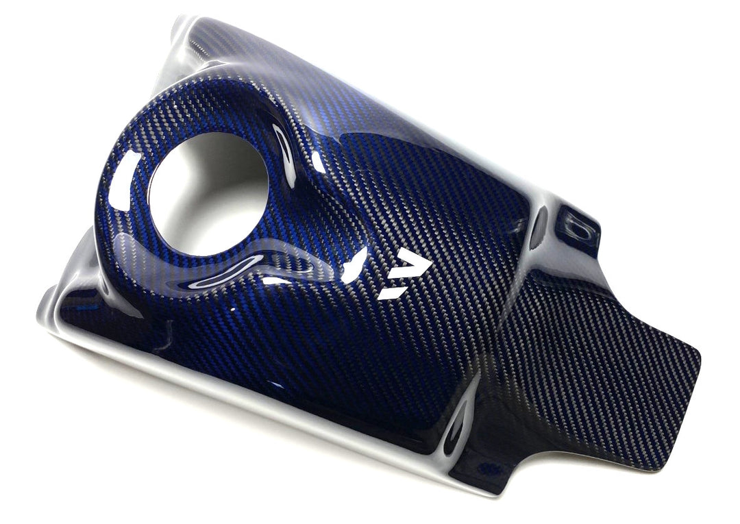 TRX250R BLUE WEAVE CARBON FIBER / KEVLAR TANK COVER