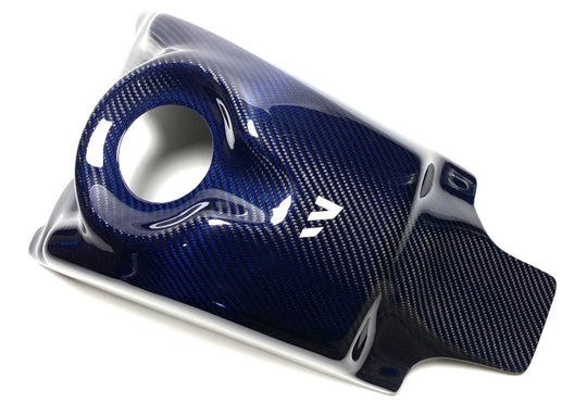 TRX250R BLUE WEAVE CARBON FIBER / KEVLAR TANK COVER