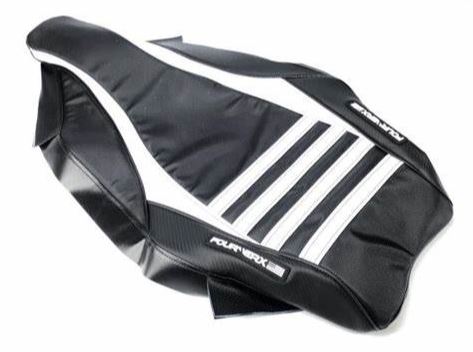 HONDA TRX450R v2 SEAT COVER - BLACK / WHITE