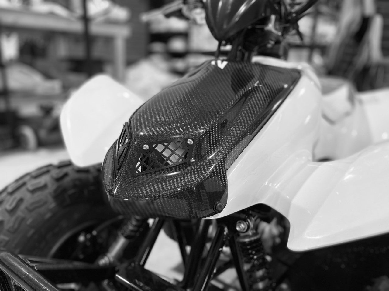 HONDA TRX90 A21 CARBON FIBER HOOD (2006+) – FourWerx Carbon