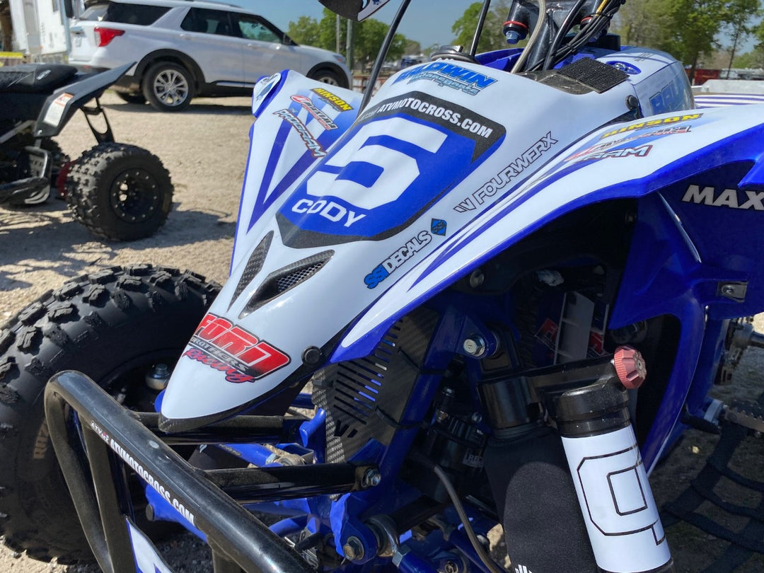 14+ YFZ450R TWIN SCOOPED CARBON FIBER HOOD