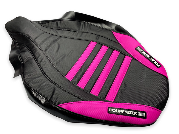 YAMAHA RAPTOR 125/250 SEAT COVER - BLACK / PINK