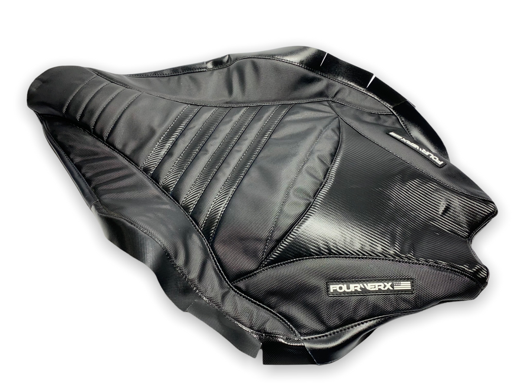 YAMAHA 09+ YFZ450R HUMP SEAT KIT ( COVER & FOAM ) - BLACK / BLACK CARBON
