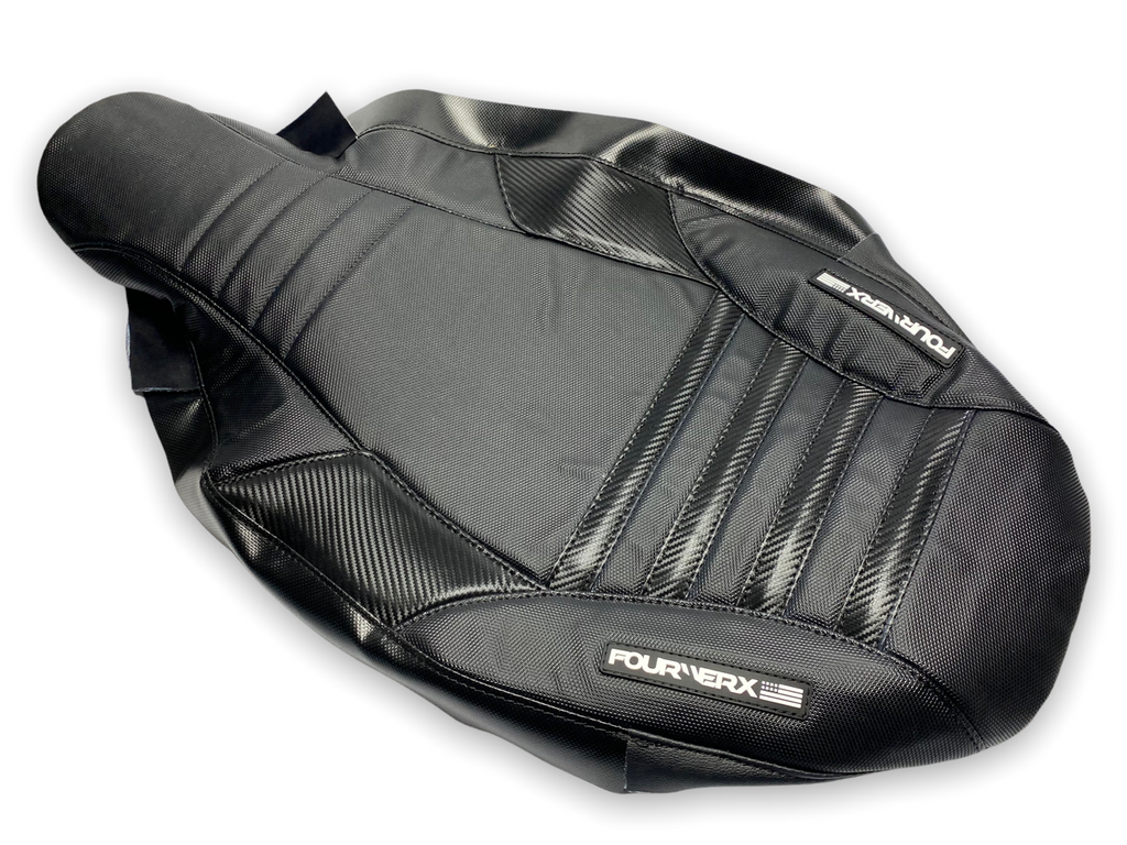 HONDA TRX300-X (2008+) SEAT COVER - BLACK / BLACK CARBON