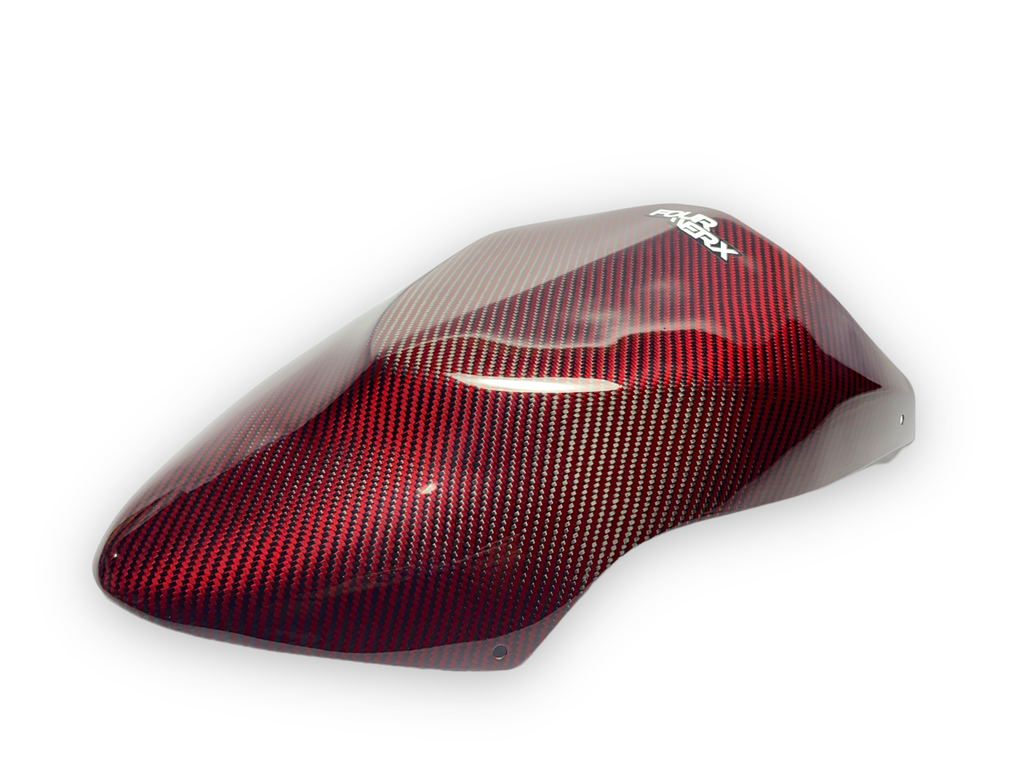 APEX 'RED WEAVE' CARBON FIBER HOOD