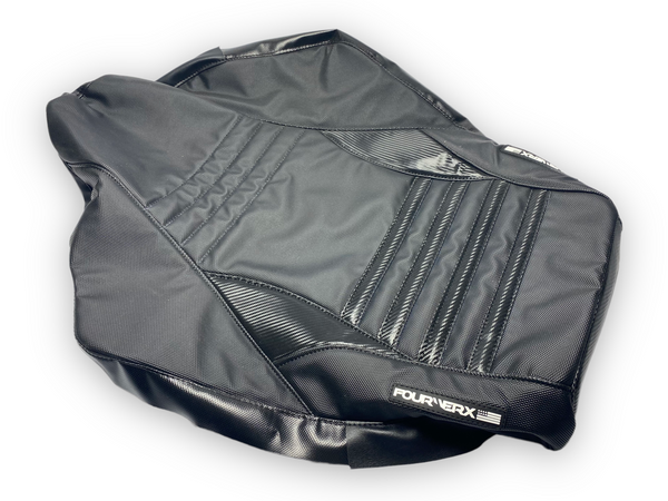 YAMAHA BANSHEE SEAT COVER - BLACK / BLACK CARBON